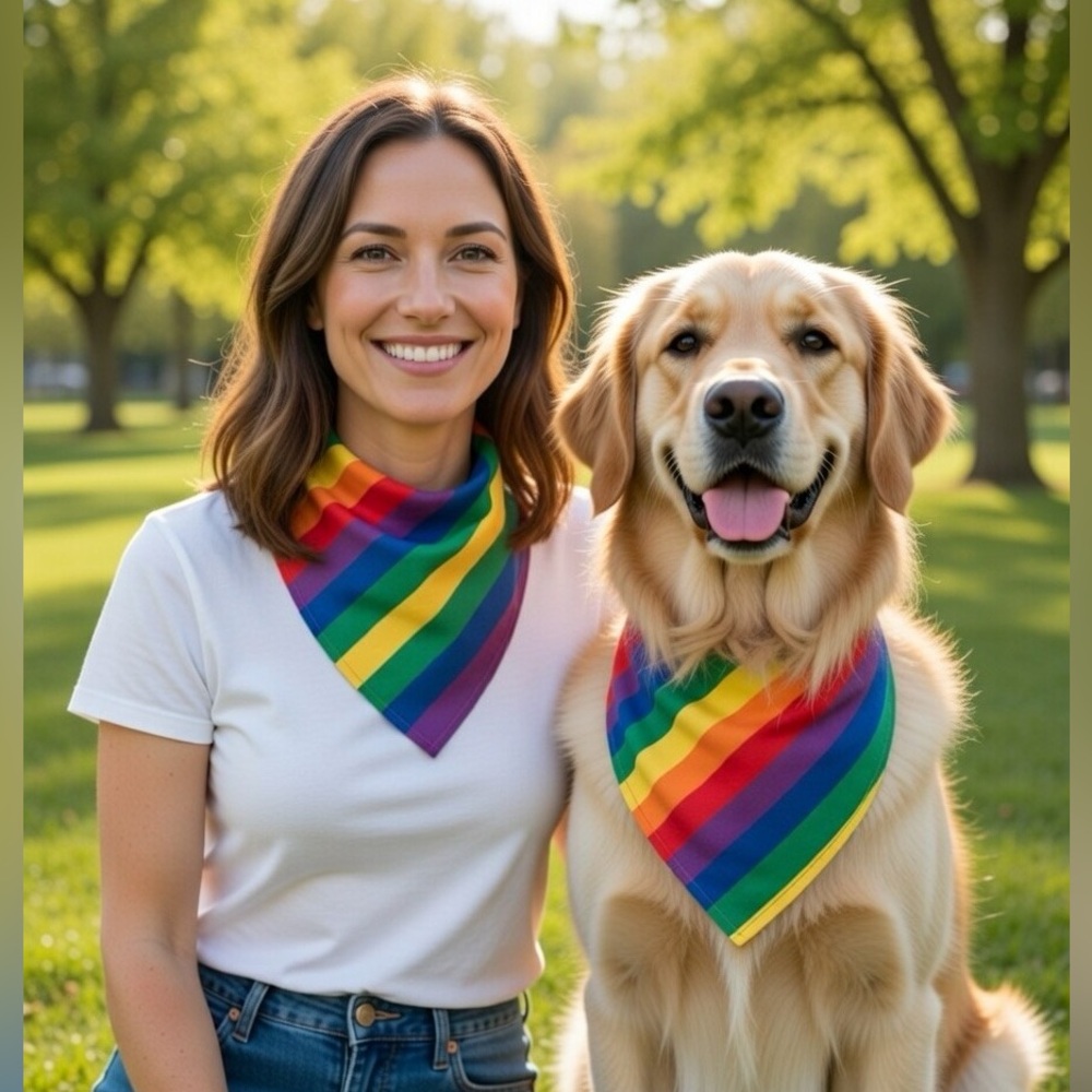 Matching Pet & Owner Bandanas